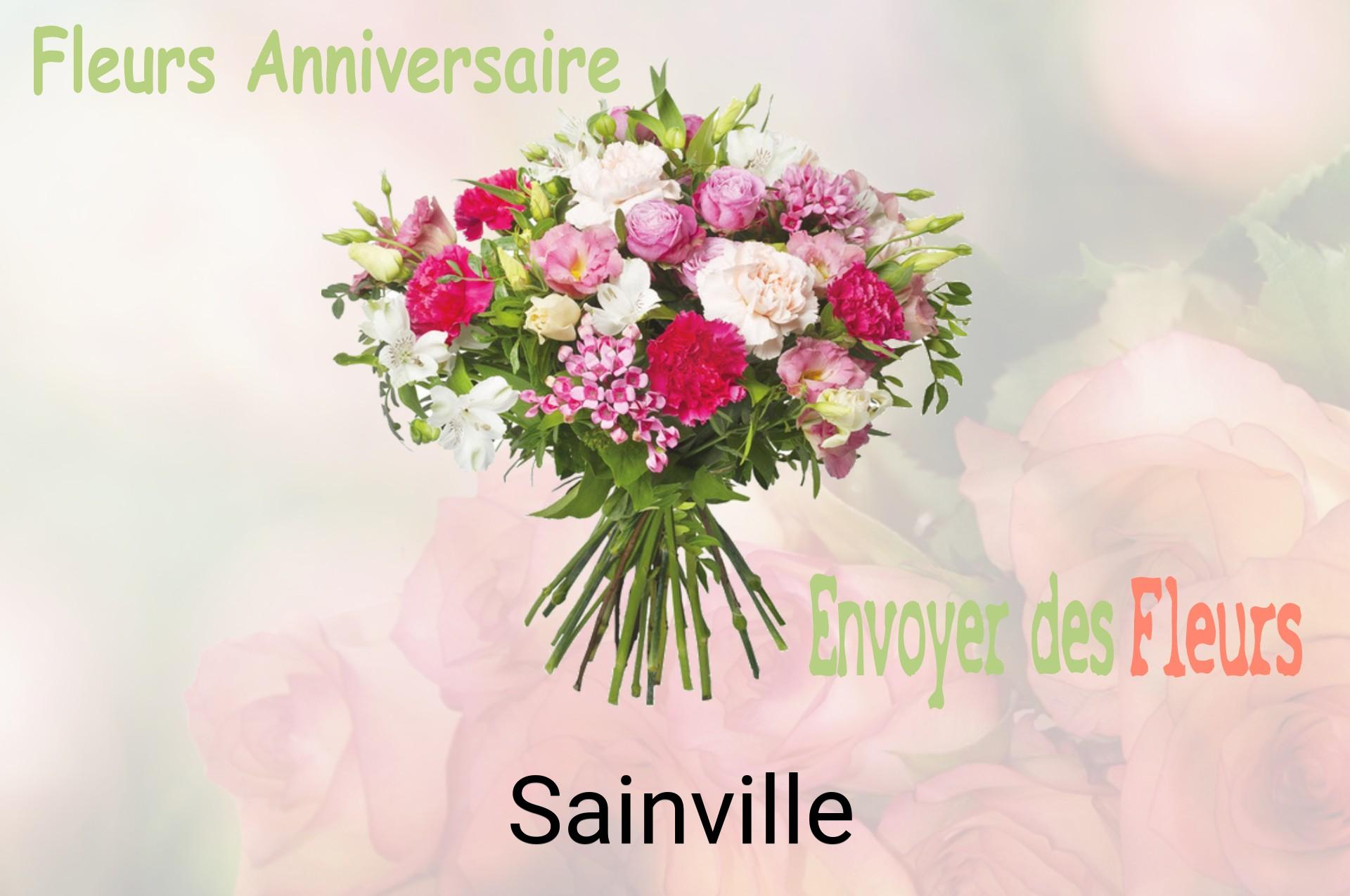 Bouquet de fleurs d’anniversaire livré à Sainville